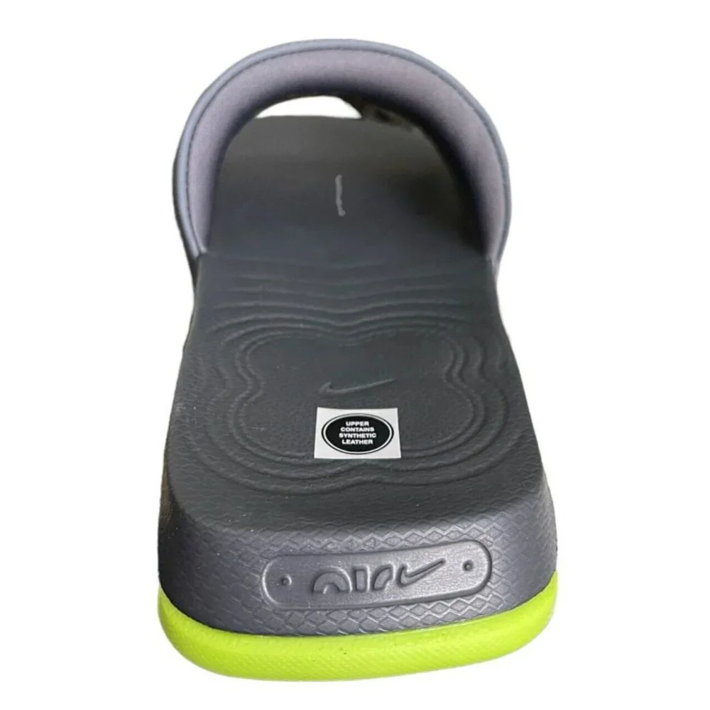 Nike Air Max Cirro Slides DC1460-003 Grey / Volt Sizes Men's 9 Wmns 10 - Picture 6 of 10